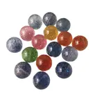 Мячи Детские резиновые, 3 см, прозрачный Сияющий блесток, прыгающие игрушки, 10 шт.