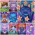 Картина из страз FIYO, квадратнаякруглая, 5D, 