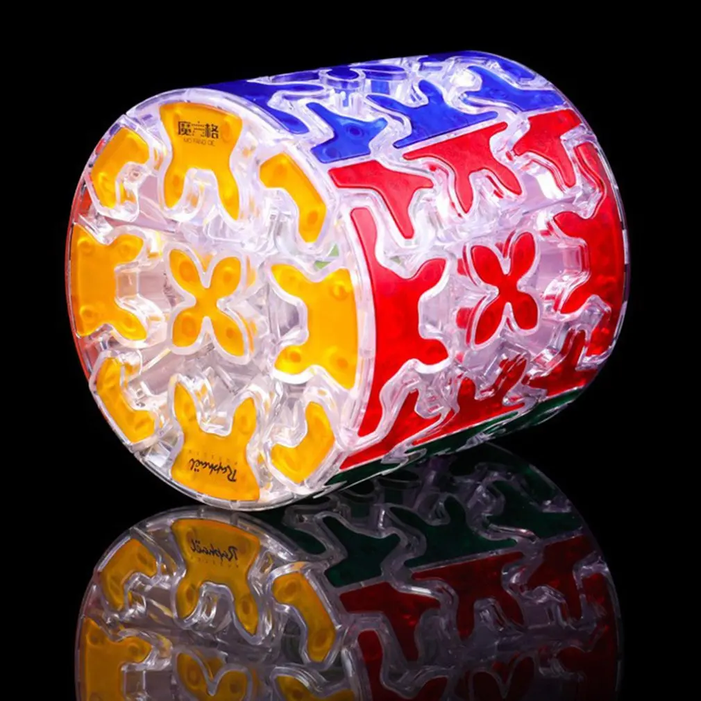 

Magic Cube Creative Special-shaped Children's Educational Toys Transparent Gear Pyramid Three-order Magic Cube