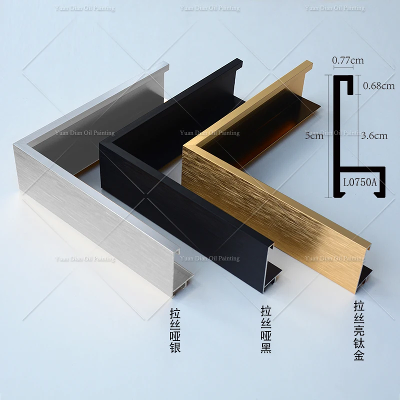 Рамка внешнего размера рамка из металлического алюминиевого сплава длиной более