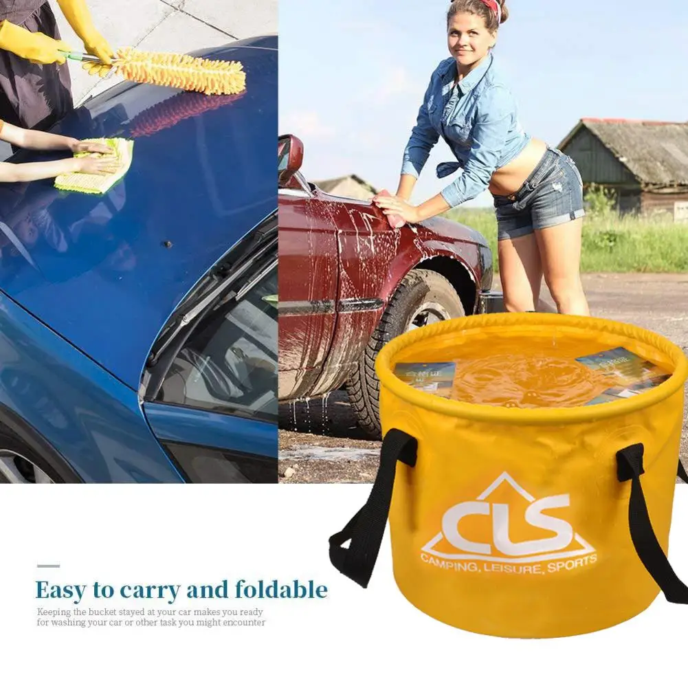 10л мойка для раковины сумка мытья автомобиля портативное ведро путешествий