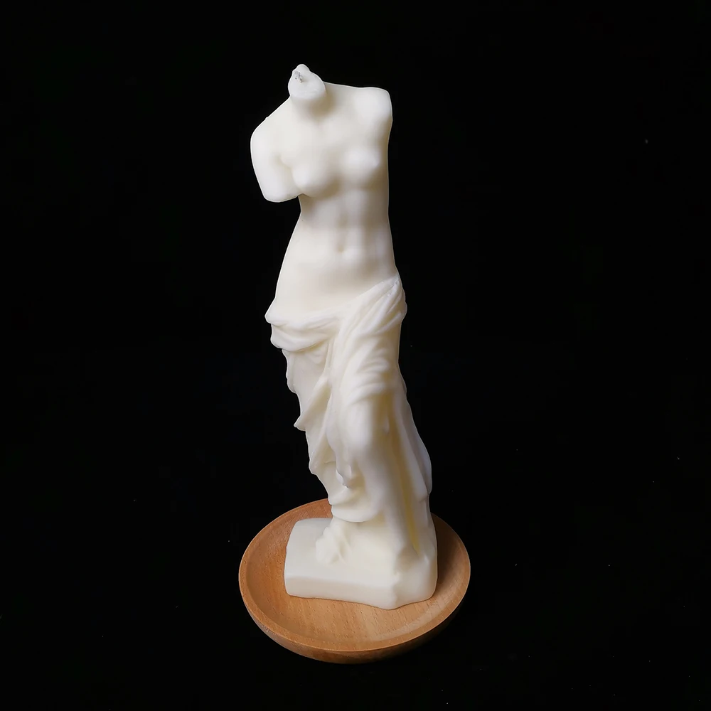 Hot 3D Art Body shape Venus Goddess Candle Molds Candles Making Wax Plaster Mould Female Body Candle Silicone Mold Resin Crafts