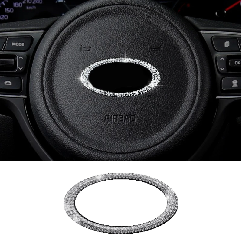 Для KIA Ceed Rio 3 4 Sportage Sorento Picanto Soul Optima Forte K2 K3 K5 K7 Хрустальный автомобильный рулевое