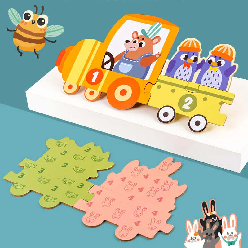 Маленькая мигрирующая лестница для птиц цифровая познавательная головоломка