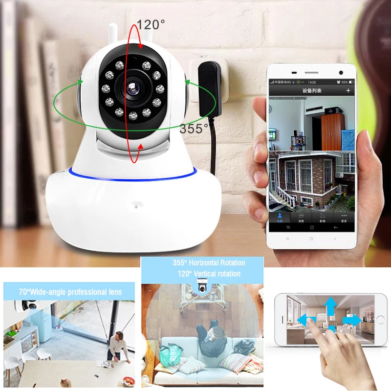 P2p Wi-Fi мини Ip камера Lintratek Onvif домашняя безопасности ночного видения hd 720p ip