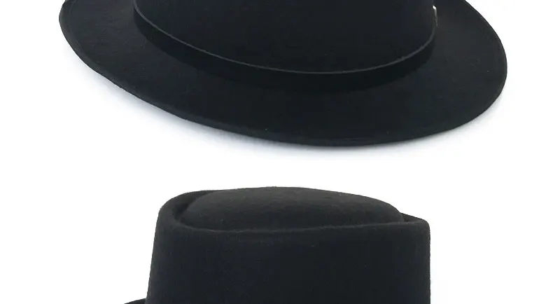 YY золотой пояс с перьями Fedora шляпа для мужчин плоский Топ шляпы Трилби для женщин свиной пирог джаз шляпа Классическая церковная Кепка FD19040