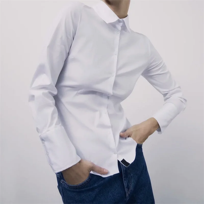 ZXQJ 2021 модная женская офисная одежда базовые блузки винтажные женские рубашки с