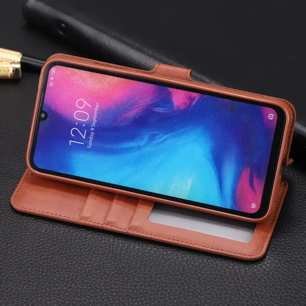 Чехол-Кошелек Azns для телефона Xiaomi Redmi 7 чехлы чехол из искусственной кожи