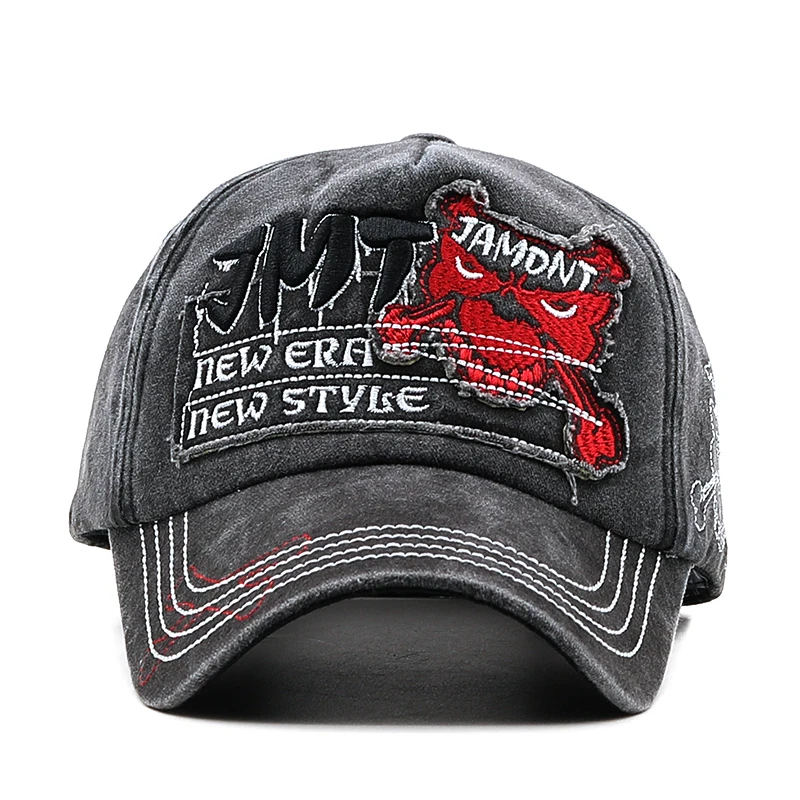 Новинка 2022 мужская бейсбольная Кепка из промытого хлопка с вышитыми буквами