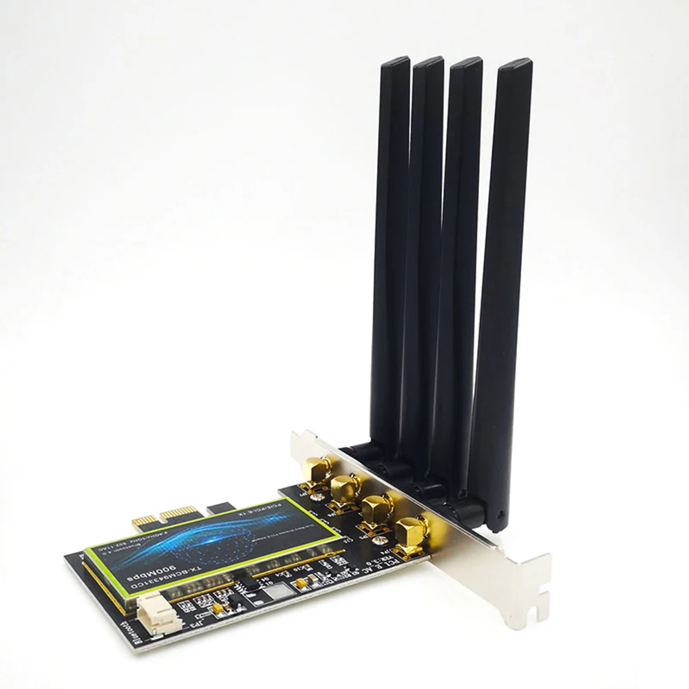 

2.4G/5G Dual Band Desktop BCM94331CD PCIE 900M Wireless Network Card Bluetooth