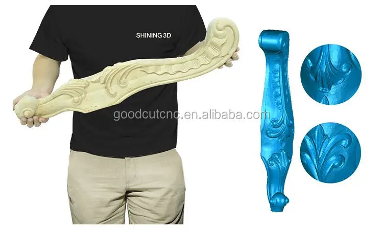 

High accuracy blue light 3d scanner price for industry modeling sculpture