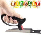 Точилка для ножей 2 в 1, профессиональный ручной камень для заточки ножей, вольфрамовый точильный камень