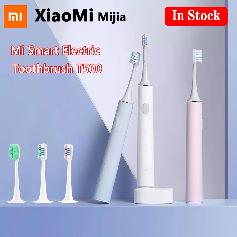 

Global Version Xiaomi Sonic Electric Toothbrush T500 Long Battery Life IPX7 Mijia Toothbrush High Frequency Vibration Magnetic