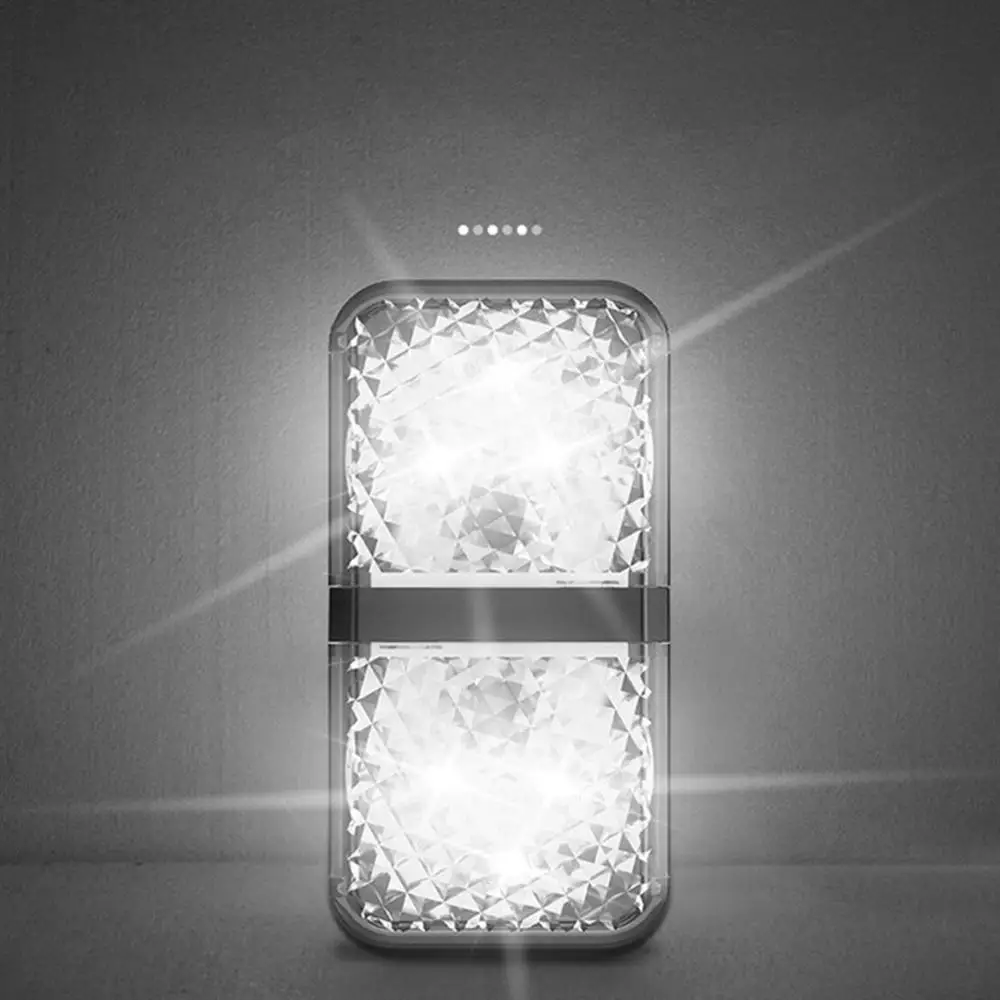 

2Pcs 6 LEDs Car Openning Door Warning Light Safety Anti-Collision Flash Lights Wireless Magnetic Signal Lamp Durable Dropship