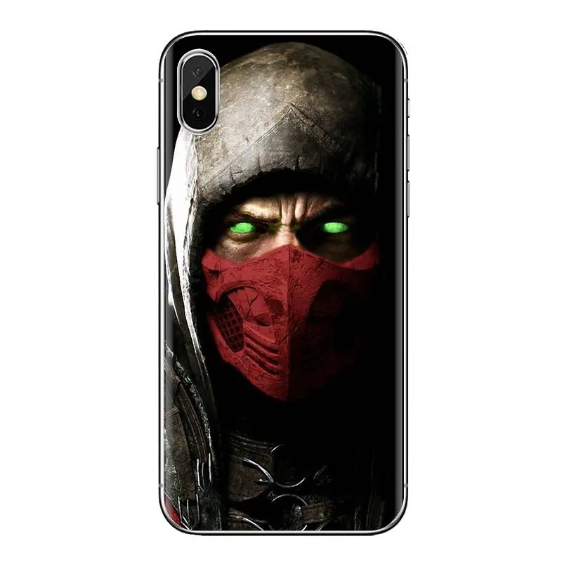 Скорпион в Mortal Kombat X маска для Huawei NOVA 2 3 2i 3i Y6 Y7 Y9 премьер-профессионал GR3 GR5 2017 2018 2019