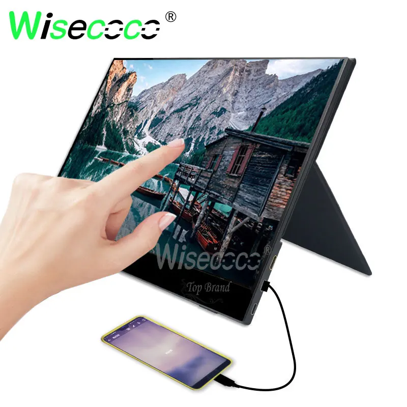 Ультратонкий ЖК дисплей 15 6 дюйма 1080p IPS с mini HDMI Type C для компьютера ноутбука