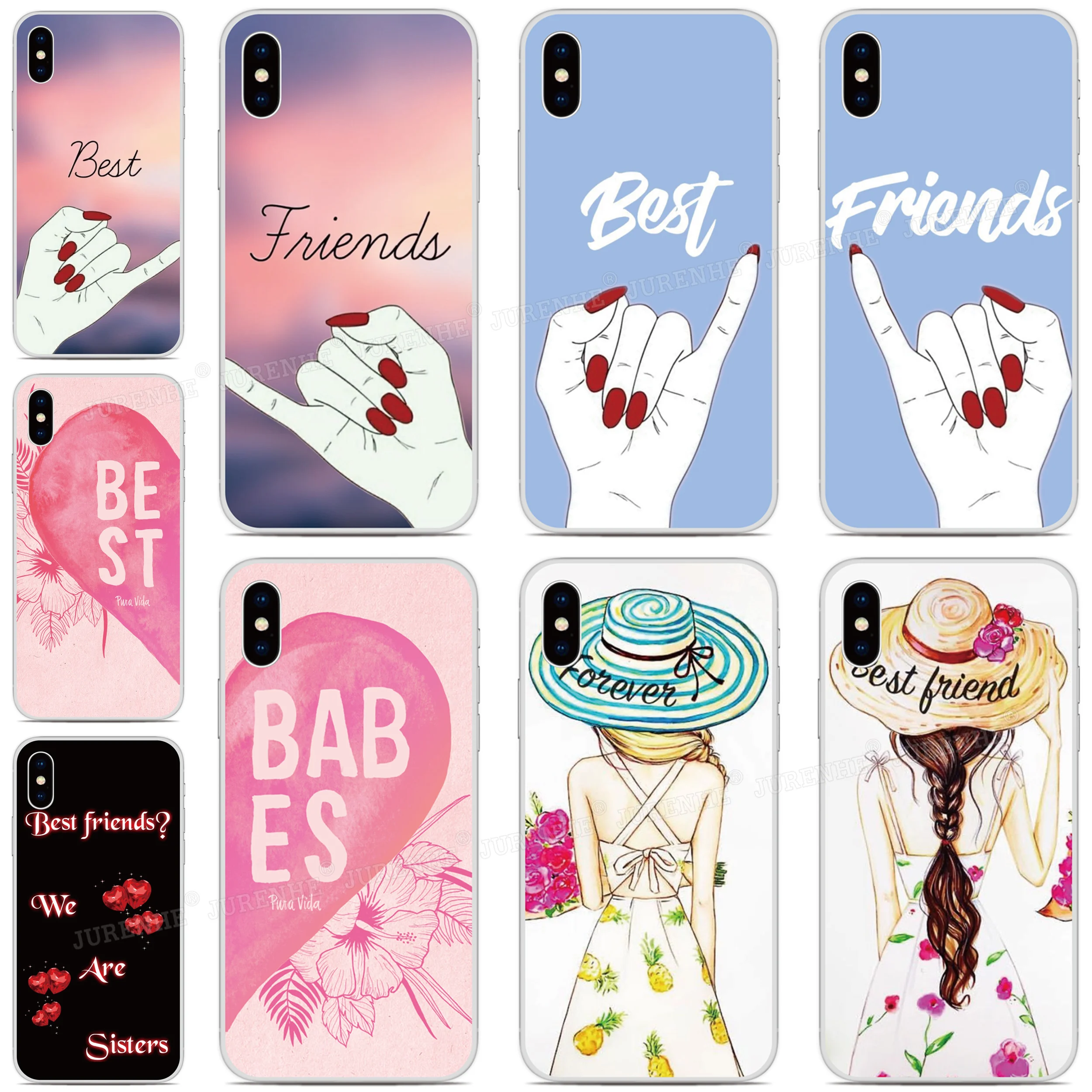 

Custom Photo Silicone BFF Best Friend Cover For Vodafone Smart N11 V11 N10 V10 X9 E9 C9 N9 Lite V8 N8 E8 Prime 6 7 Phone Case
