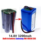 Литиевая батарея Samsung 14.8V2.6-2.8-3.2Ah Panasonic, подходит для ILIFE A4 A4s V7 A6 V7s, батарея для робота-пылесоса