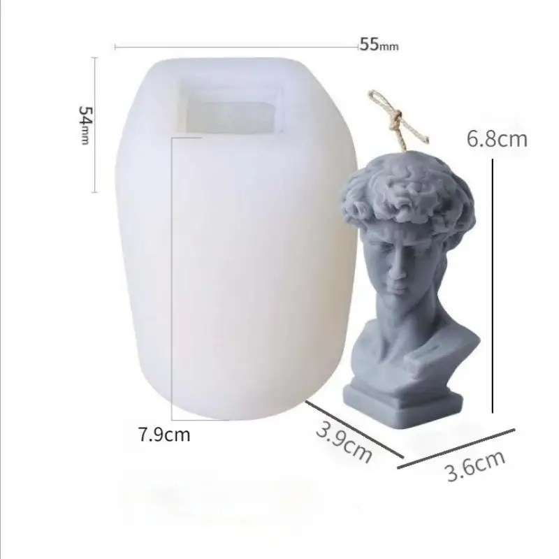 3D креативная силиконовая форма для свечей домашняя ароматерапии сделай сам