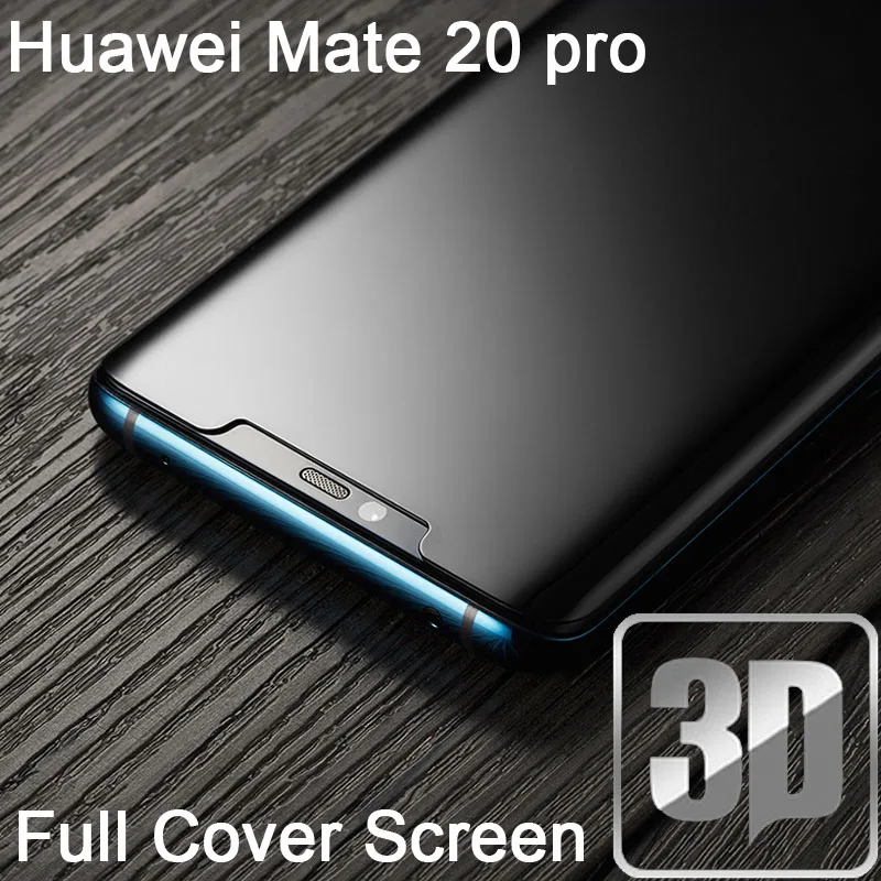 

9H 3D закаленное стекло LCD для Huawei Mate 20 Lite изогнутая полная Защита экрана для Huawei Mate 20 PRO защитная пленка