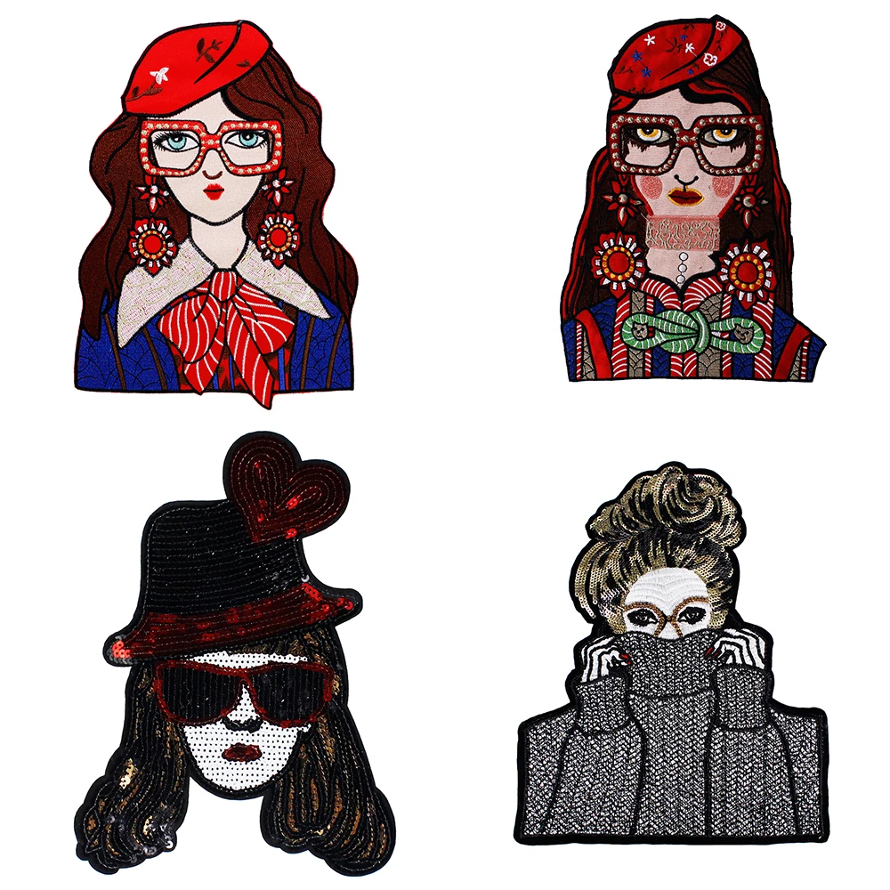 1 предмет Модная красивая одежда для девочек с вышивкой и пайетками Пришивная