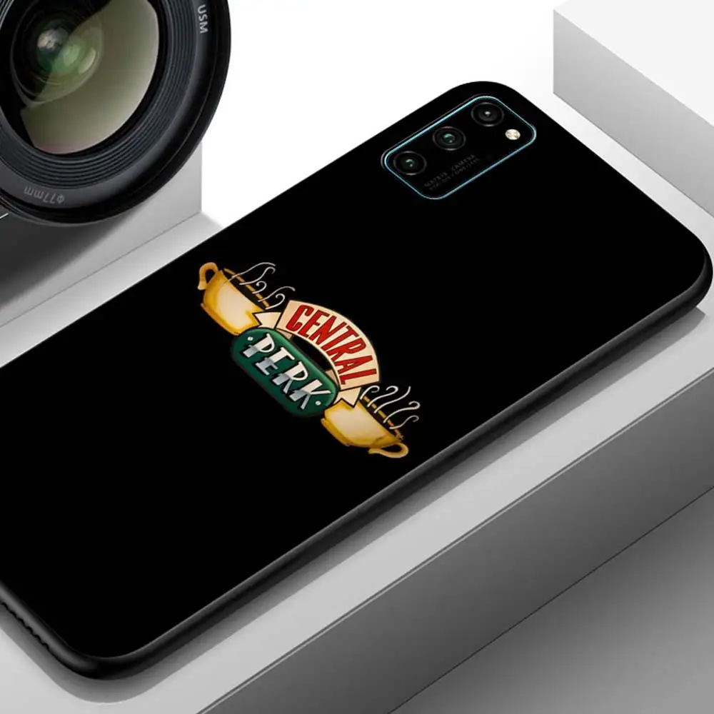 

Coffee friends Soft Silicone Fundas For Huawei Honor 30 20 10 Lite Pro Youth Plus Black Shell for HONOR 30i 20e 20S TPU Back