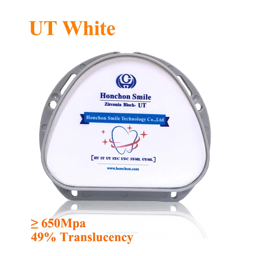1 Piece CAD CAM Dental Zirconia White UT Block For Amann Girrbach Milling System | Красота и здоровье