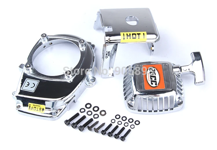

5b chome engine cover set for 1/5 HPI baja 5b 5t km rovan Free Shipping