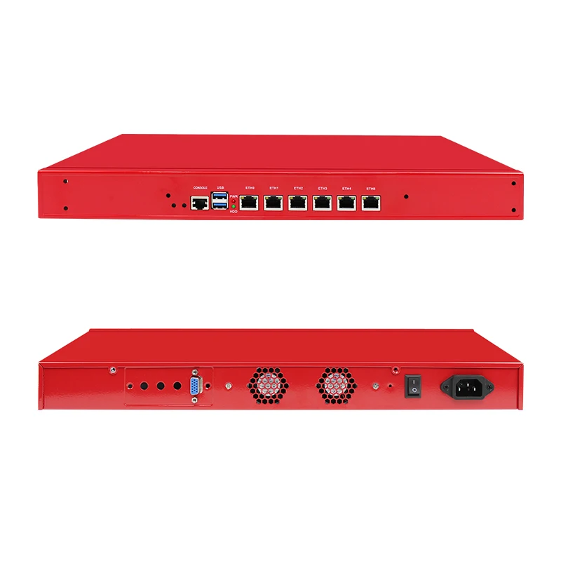 Pfsense 1U сетевой маршрутизатор 6 Intel Nic Gigabit Lan VPN поддержка AES NI PFsense брандмауэра Openwrt X86