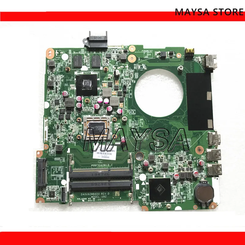 760740 501 для HP PAVILION 15 N материнская плата ноутбука DA0U92MB6D0 w/для A8 4555M CPU и HD 8690M