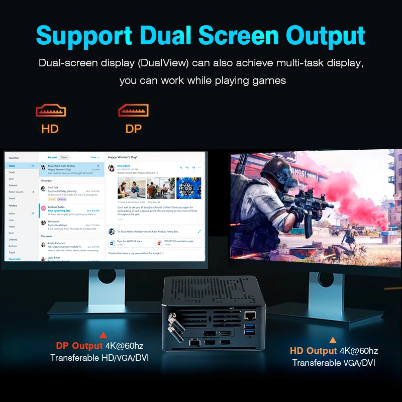 Супер консоль Wi-Fi Ретро для видеоигр Windows 10 Pro с 63000 игровой мини 4K HD PS2/WII/WIIU/GAMECUBE -