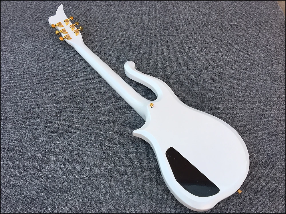 hohe qualität prinz wolke elektrische gitarre weiß elektrische gitarre mit ahorn griffbrett hals mit erle korpus freies verschiffen free