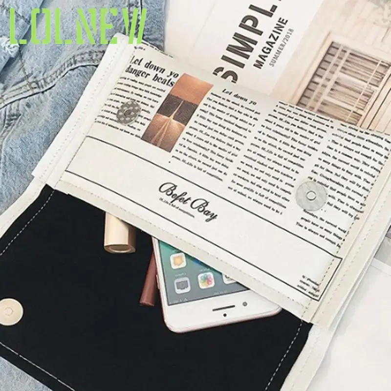 Сумка-конверт через плечо для газет женская сумочка-клатч на цепочке вечерняя