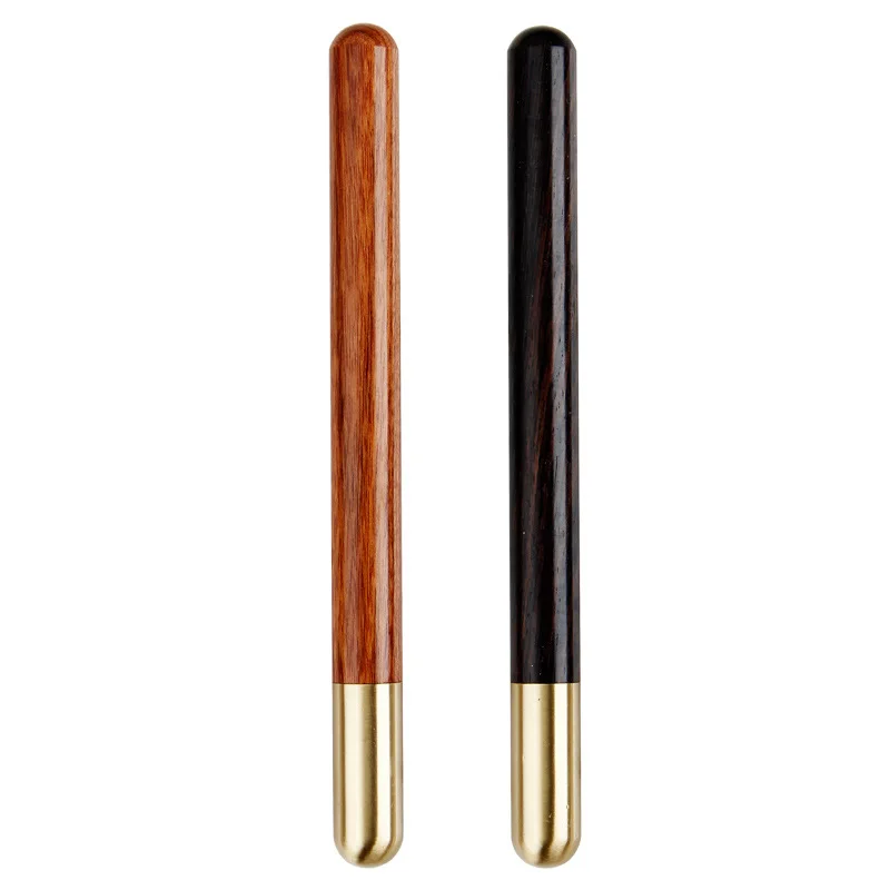 

2PCS Carpenter Pencil Office Supplies Solid Wood Gel Pen Creative Vintage Brass Signature Pen Stationery