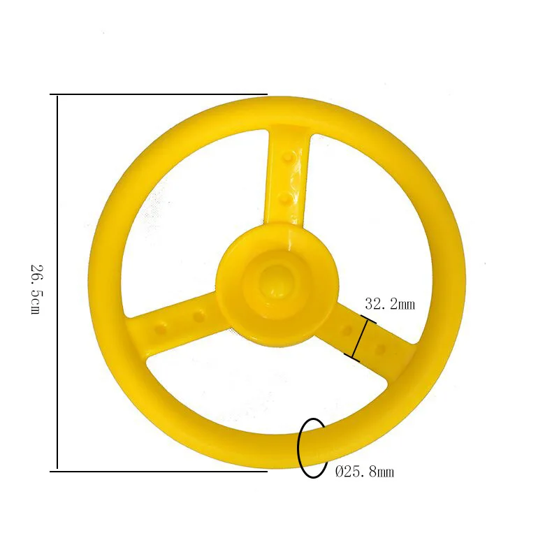 Игрушки качели детские PE маленький руль Крытая открытая игровая площадка стул
