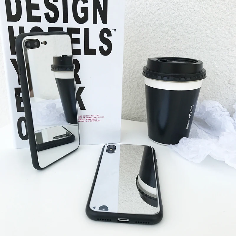 Роскошный зеркальный чехол-накладка для iPhone 11 Pro 7 8 Plus 6 6s X XS Max XR Ультратонкий