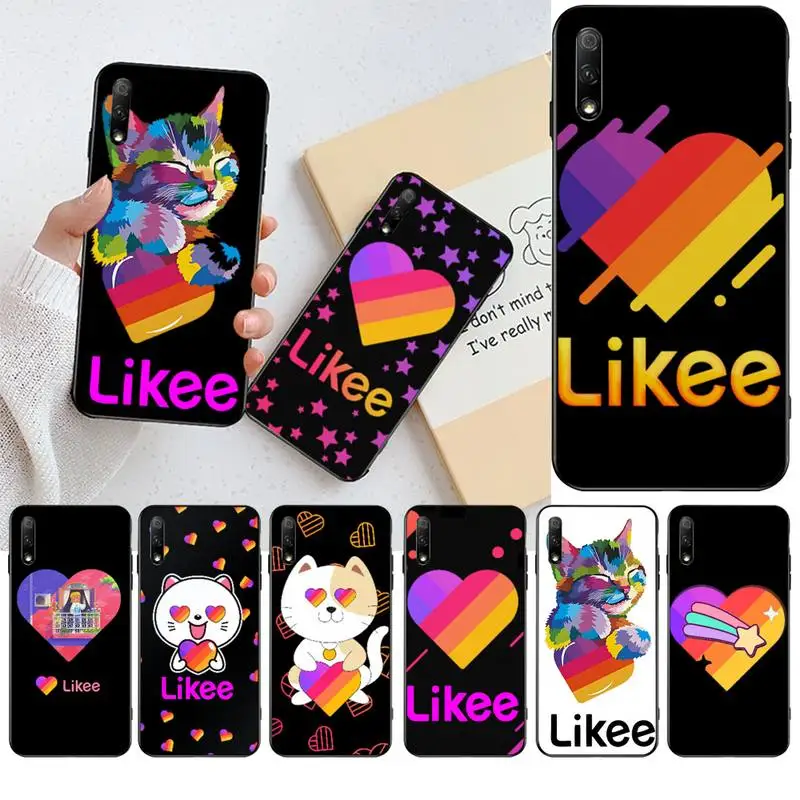 

Likee Funny cat bear love heart DIY Printing Phone Case cover Shell For Huawei Nova 6se 7 7pro 7se honor 7A 8A 7C Prime2019