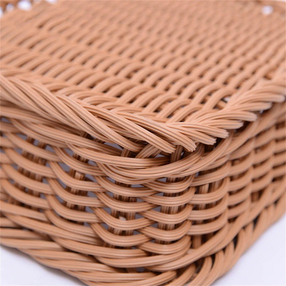 Корзина из ротанга для фруктов в супермаркете лоток хранения овощей разделитель