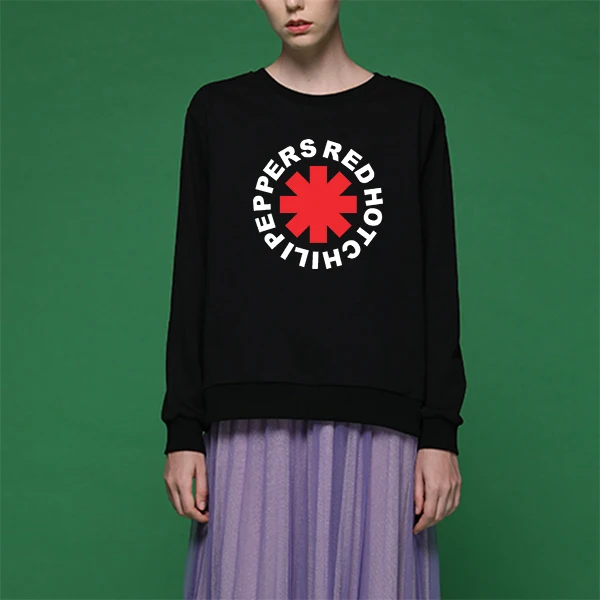 Красная толстовка с перцами Чили Женская kpop king queen Готическая Осенняя 2019