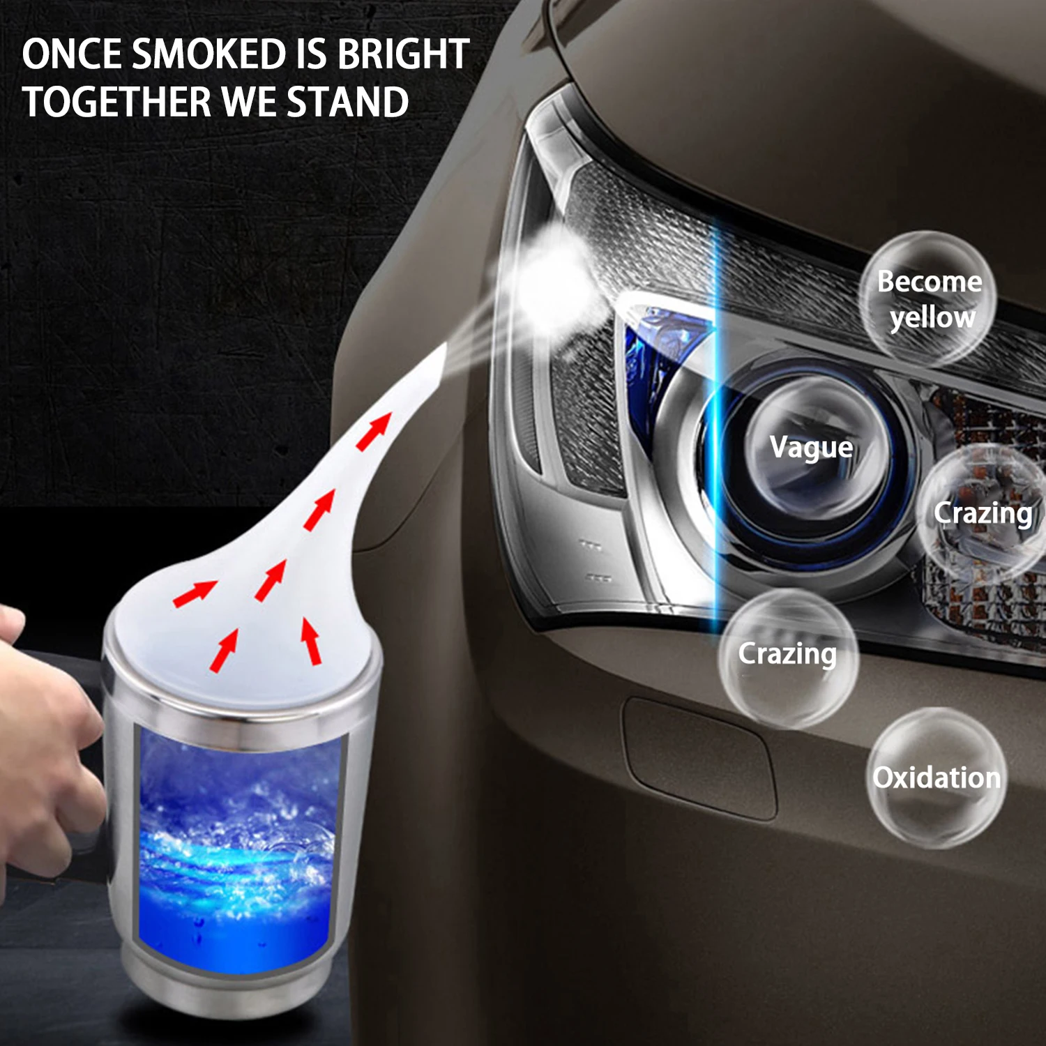 

Car Headlight Refurbished Headlamp Repair Tool Electri Heating Cup Kit Car Headlight Renovation Atomizing Cup Car accessories