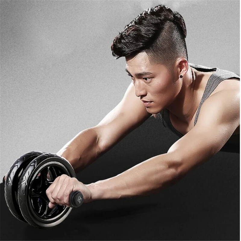 

Sports Keep Fit Wheels No Noise Abdominal Wheel Ab Roller Mat Exercise Muscle Hip Trainer Fitness Sports Equipment