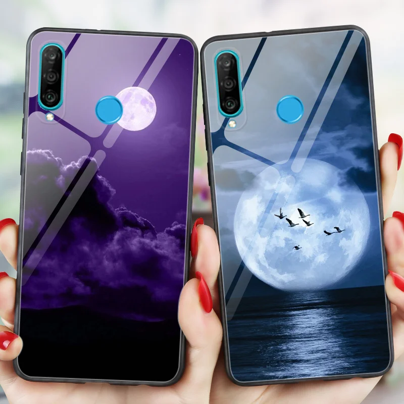 Чехол для телефона Huawei P40 Lite E P30 PRO P20 P10 P9 P Smart Z 2018 2019 2020 2021 Plus глянцевая задняя