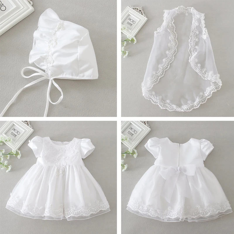 церемониальные платья для девочек платья+шляпа+платок вечерние принцессов