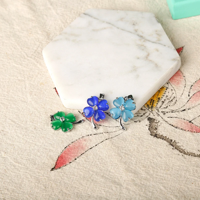 1 шт. натуральный Модный Подвеска в виде кошачьего глаза с кристаллом и