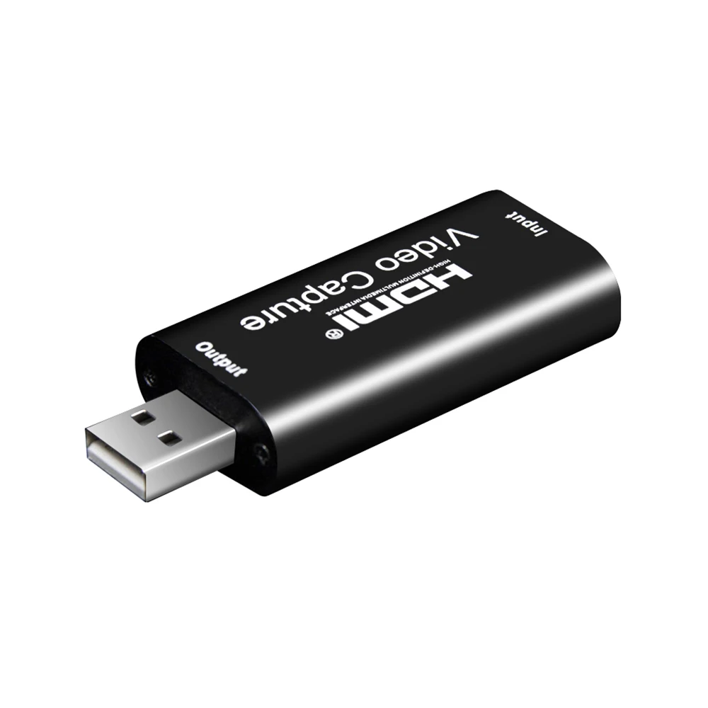 HDMI совместимость с USB 2 0 Карта видеозахвата Mini 4K 1080P совместимый игровой записи
