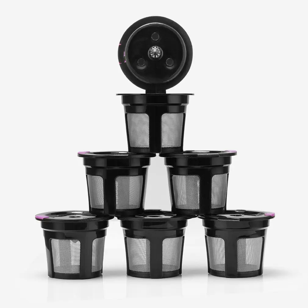 6PCS Kcup Coffee Capsule Cup Reusable Filter Refill Tea Strainer Compatible With KEURIG | Дом и сад