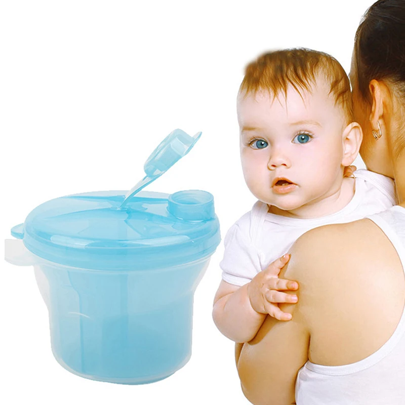 

1pc Portable Milk Powder Formula Dispenser 3 Layer Rotary Milk Powder Tank Box Baby Feeding Storage Box Toddler Food Container