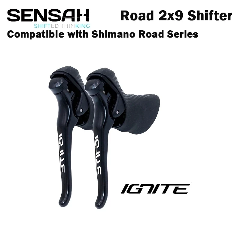 

SENSAH - IGNITE road bike shifter lever, 2x8 2x9 2x10 speed brake lever, R7000 Tiagra Sora sensh empire pro sensh groupset