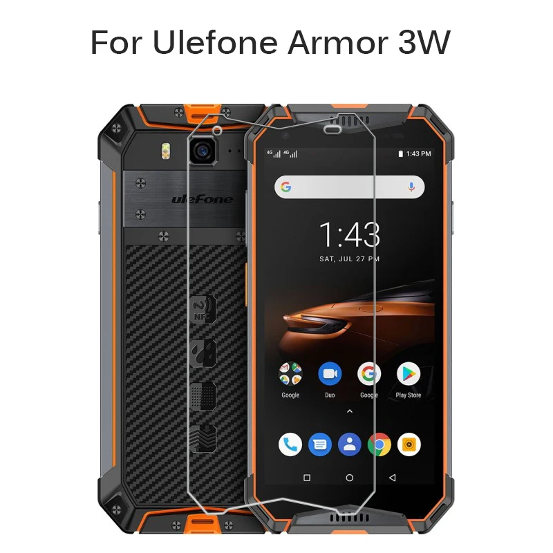 Закаленное стекло 9H для Ulefone Armor 3 Вт Защитная пленка экрана мобильный телефон