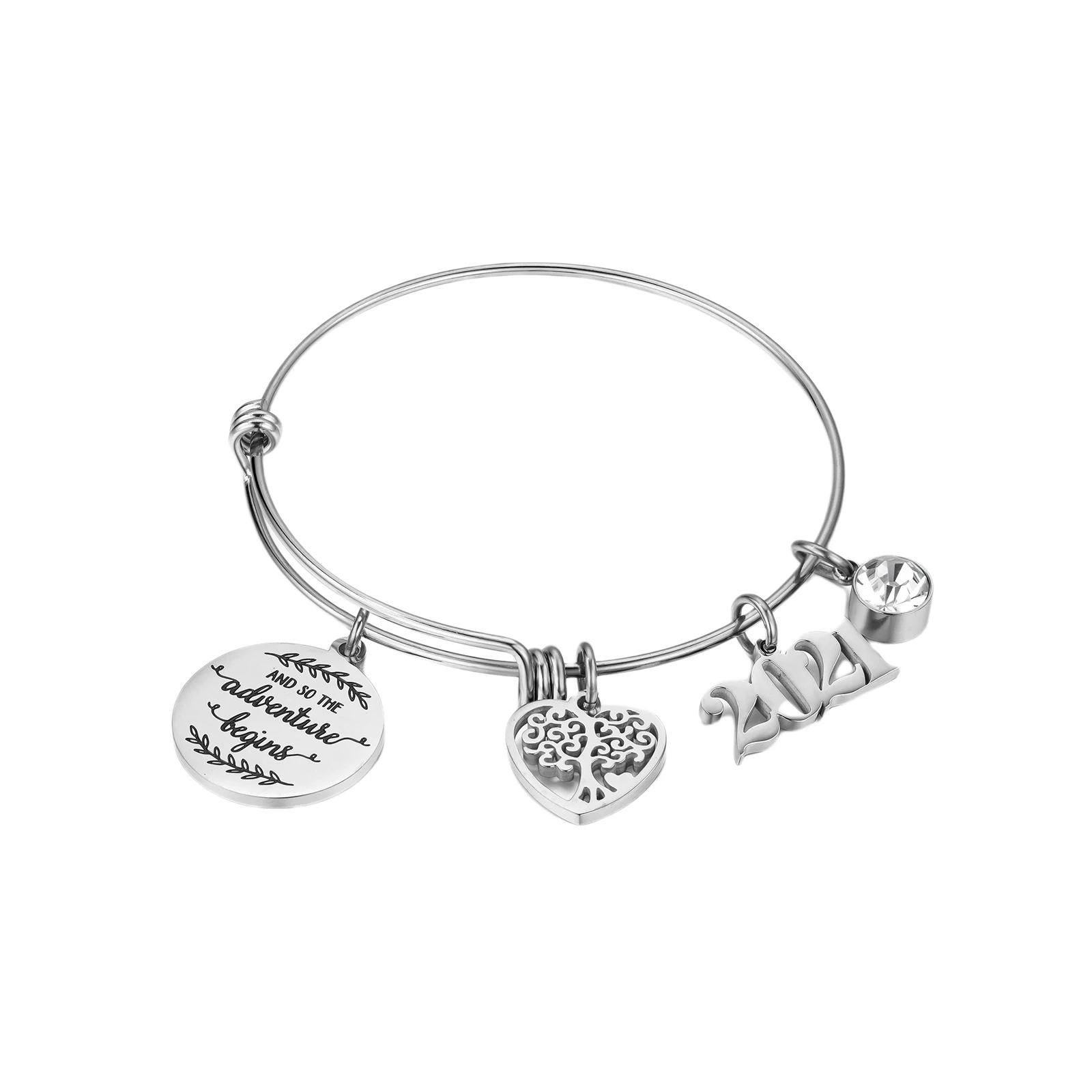 Унисекс Регулируемый браслет буквенно-цифровой кулон вдохновляющие для